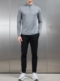 Active Essential Half Zip - Grey