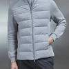 Active Hybrid Puffer Jacket - Mid Grey
