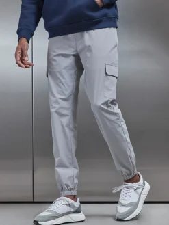 Active Technical Cuffed Cargo Pant - Mid Grey