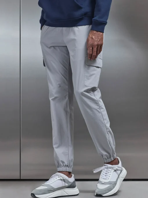 Active Technical Cuffed Cargo Pant - Mid Grey