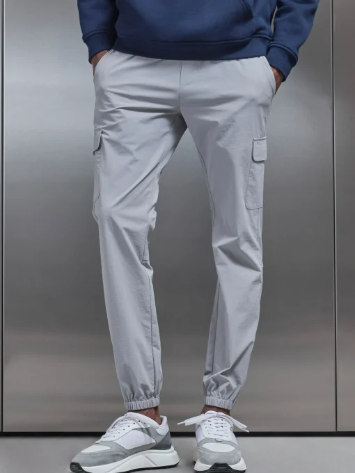 Active Technical Cuffed Cargo Pant - Mid Grey