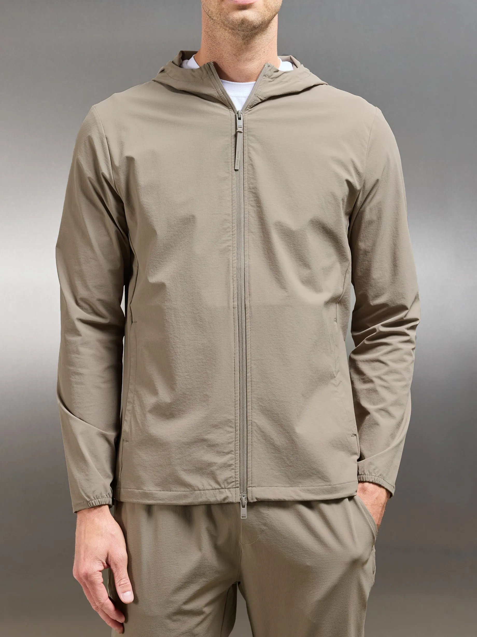 Active Technical Windbreaker - Taupe