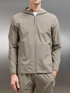 Active Technical Windbreaker - Taupe