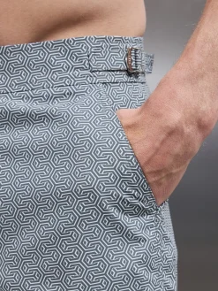 Amalfi Tailored Swim Short - Grey