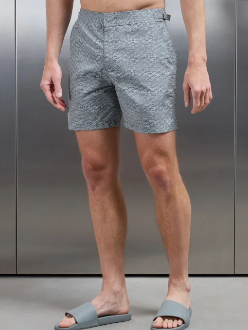 Amalfi Tailored Swim Short - Grey