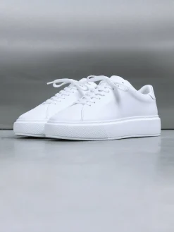 Basic Essential Leather Trainer - White
