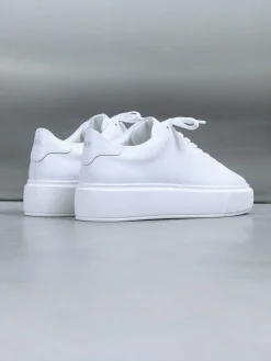 Basic Essential Leather Trainer - White