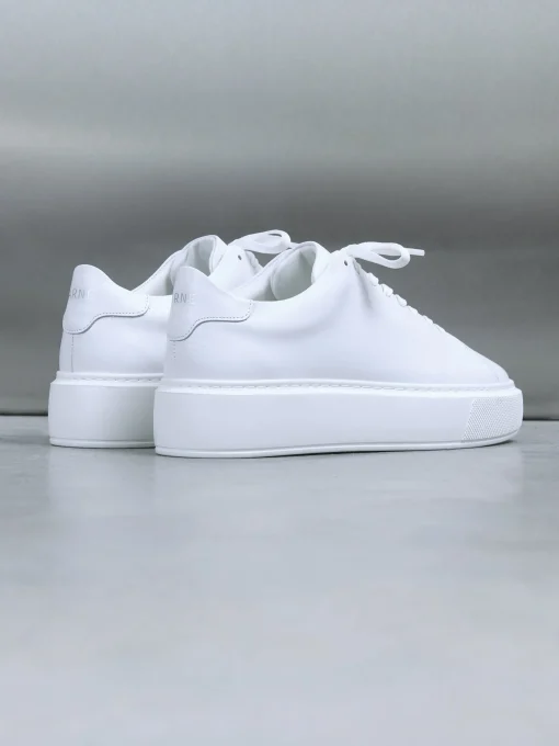 Basic Essential Leather Trainer - White