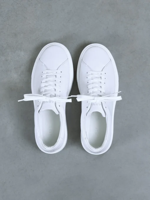 Basic Essential Leather Trainer - White