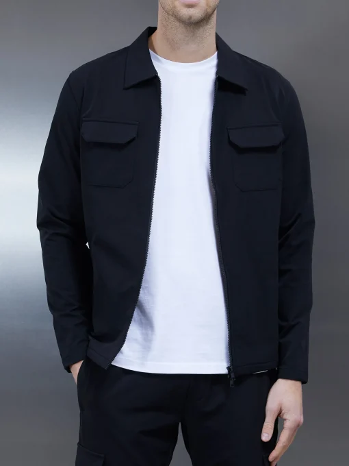 Cargo Jacket - Black
