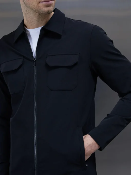 Cargo Jacket - Black
