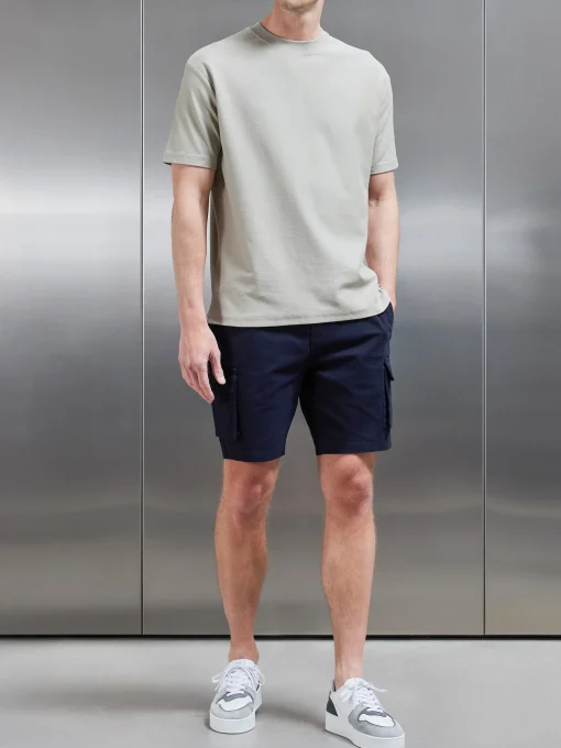 Cotton Cargo Short - Navy