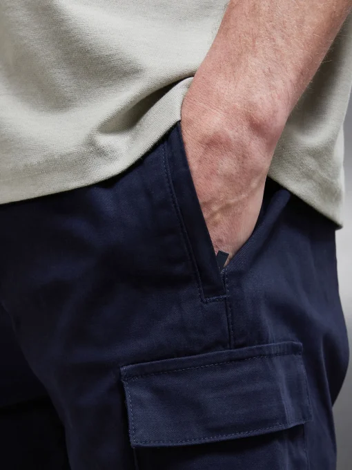 Cotton Cargo Short - Navy