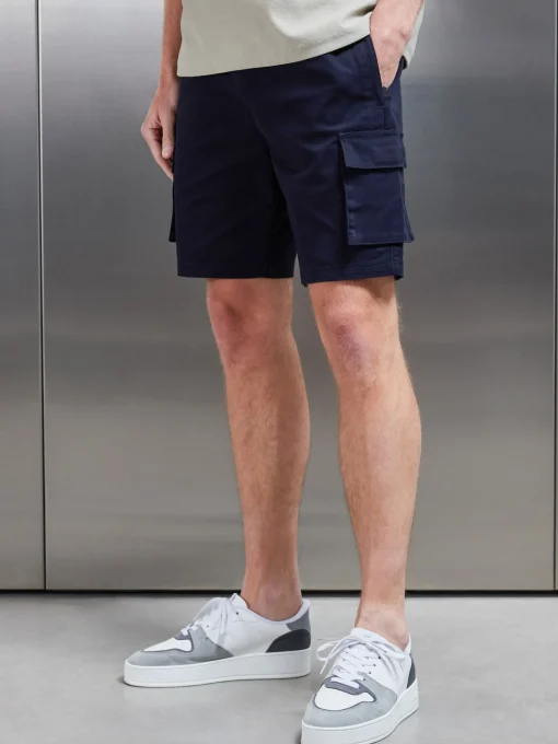 Cotton Cargo Short - Navy
