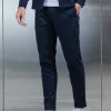 Cotton Tailored Trouser - Navy