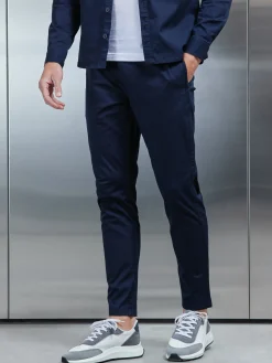 Cotton Tailored Trouser - Navy