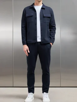 Cotton Twill Trouser - Navy