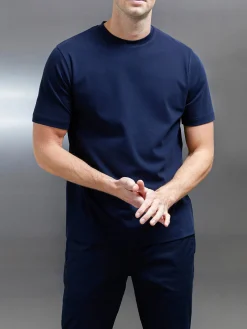 Essential Interlock T-Shirt - Navy