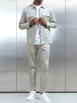 Essential Overshirt - Stone