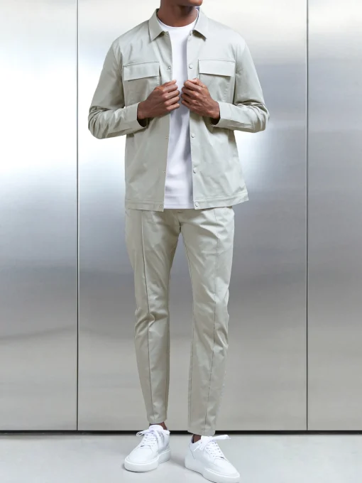 Essential Overshirt - Stone