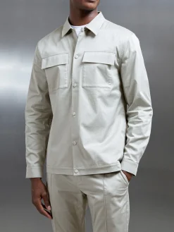 Essential Overshirt - Stone