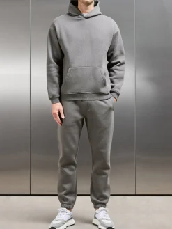 Essential Relaxed Hoodie - Grey