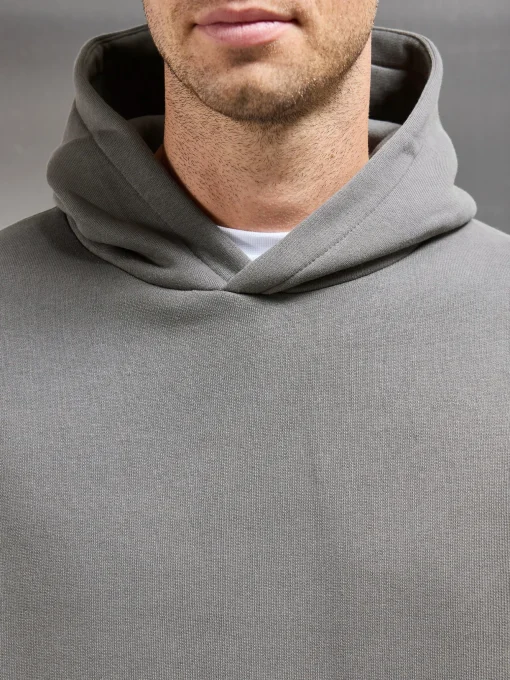 Essential Relaxed Hoodie - Grey