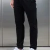 Garment Dye Cotton Cargo Pant - Black