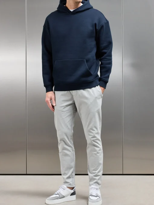 Garment Dye Cotton Trouser - Stone