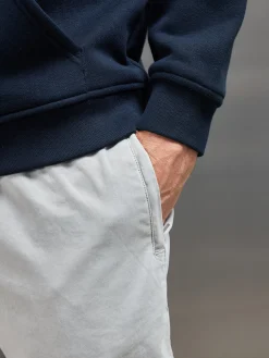 Garment Dye Cotton Trouser - Stone