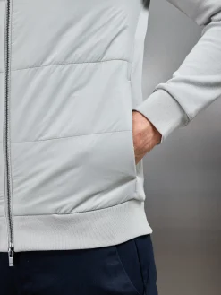 Hybrid Bomber Jacket - Stone