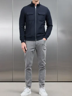 Hybrid Cargo Jacket - Navy