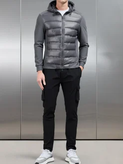 Hybrid Puffer Jacket - Grey