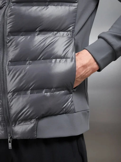Hybrid Puffer Jacket - Grey