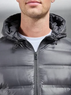 Hybrid Puffer Jacket - Grey