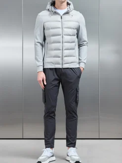 Hybrid Puffer Jacket - Mid Grey