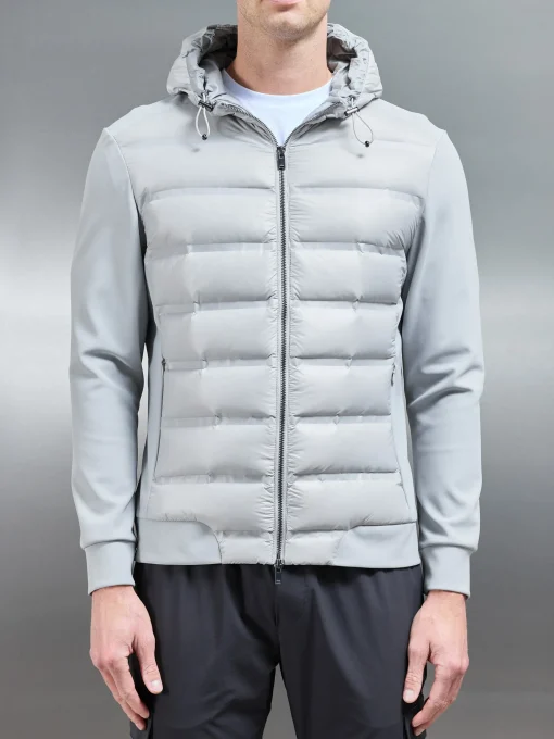 Hybrid Puffer Jacket - Mid Grey