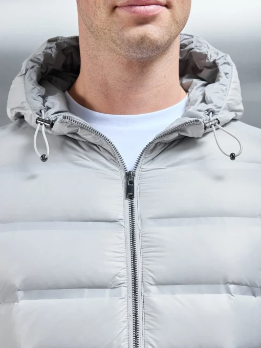 Hybrid Puffer Jacket - Mid Grey