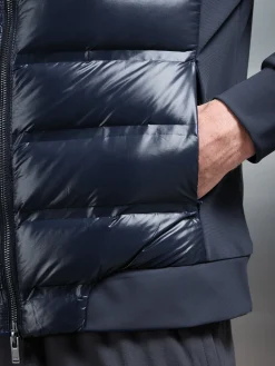 Hybrid Puffer Jacket - Navy
