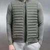 Hybrid Quilted Gilet - Sage