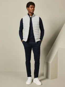 Hybrid Quilted Gilet - Stone