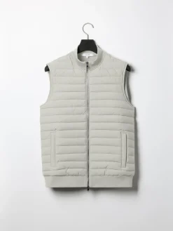 Hybrid Quilted Gilet - Stone