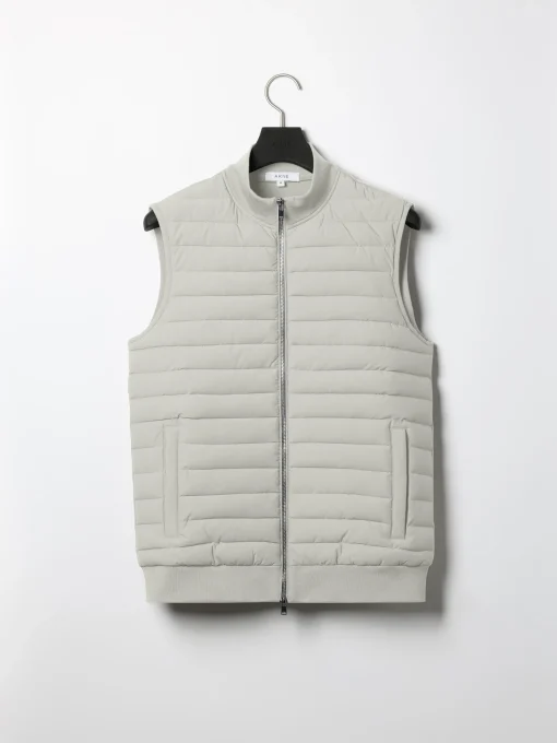 Hybrid Quilted Gilet - Stone