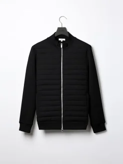 Hybrid Quilted Jacket - Black