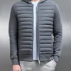 Hybrid Quilted Windbreaker - Grey