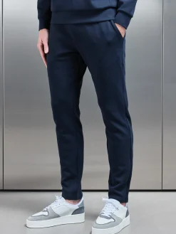 Interlock Jersey Essential Jogger - Navy
