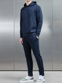 Interlock Jersey Essential Jogger - Navy