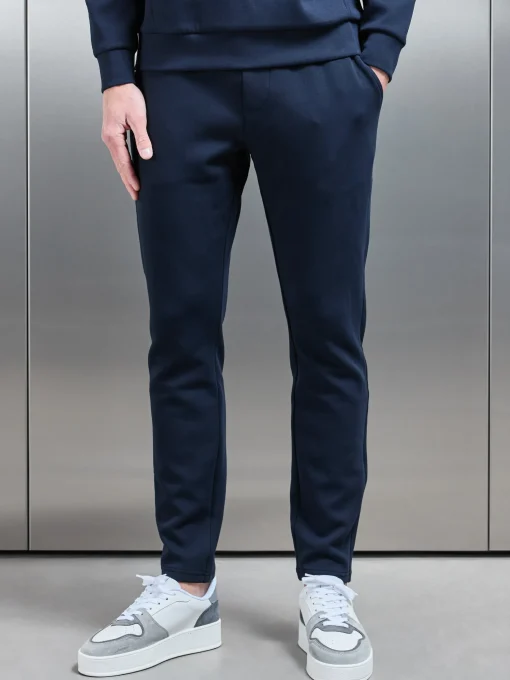Interlock Jersey Essential Jogger - Navy