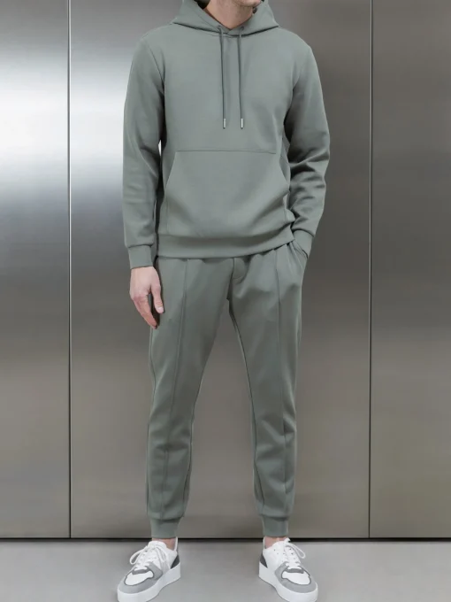 Interlock Jersey Hoodie - Sage