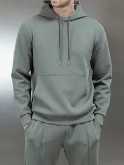 Interlock Jersey Hoodie - Sage